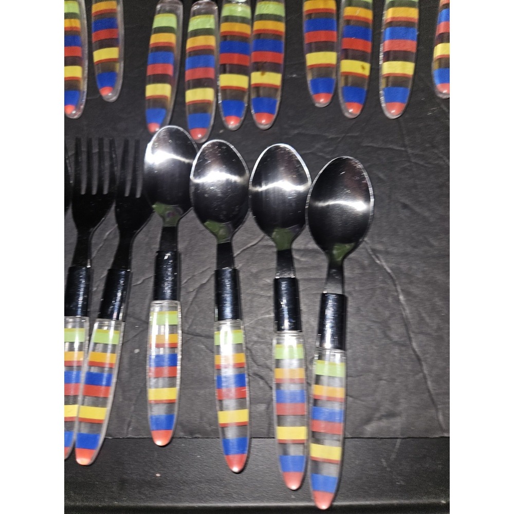 Brylane Home Santa Fe Flatware Set‎ Of 4 Place Setting Plus Extras - Picture 4 of 5